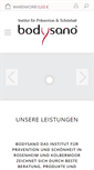 Mobile Screenshot of bodysano.de